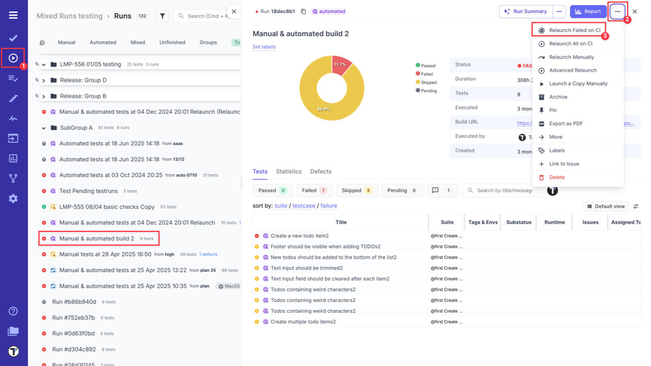 Testomat.io - relaunched Run